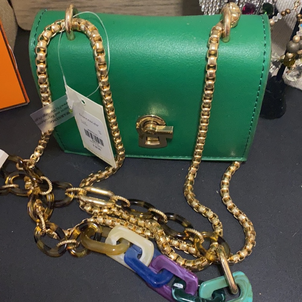 Green cute crossbody bag